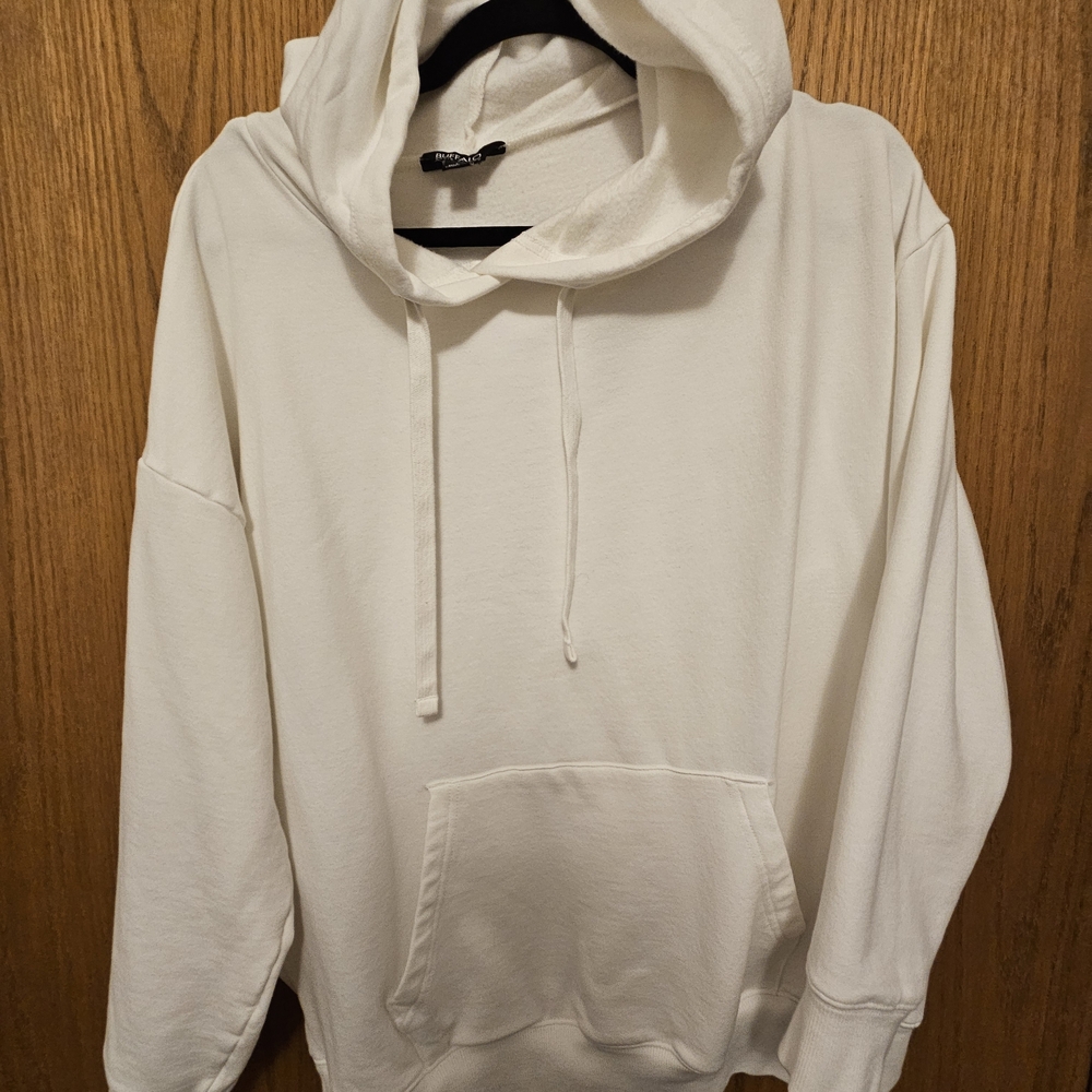 Womens Buffalo David Bitton White Pullover Hoodie